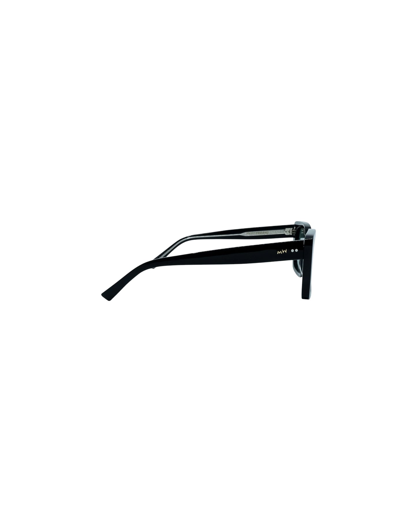ANNA , Rectangular sunglasses for men and women green lens UV400 protection