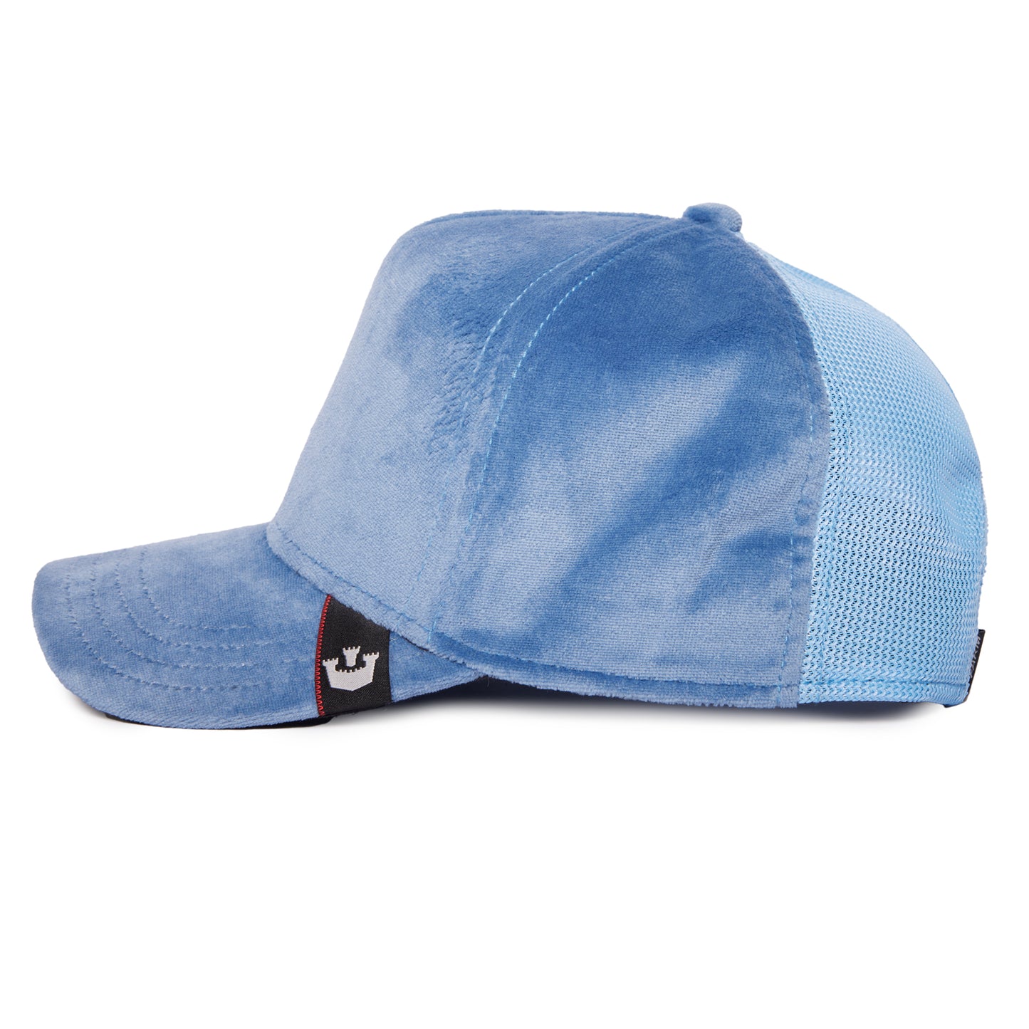 Goorin Bros Velour Blue Trucker Hat