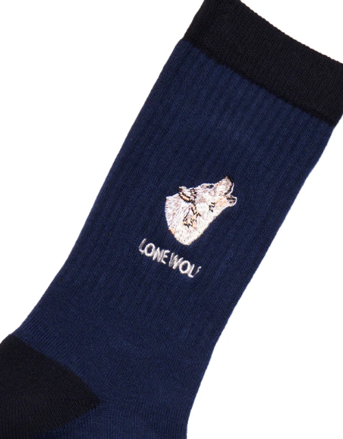 Goorin Bros " Moon Kick" Socks in Navy Color