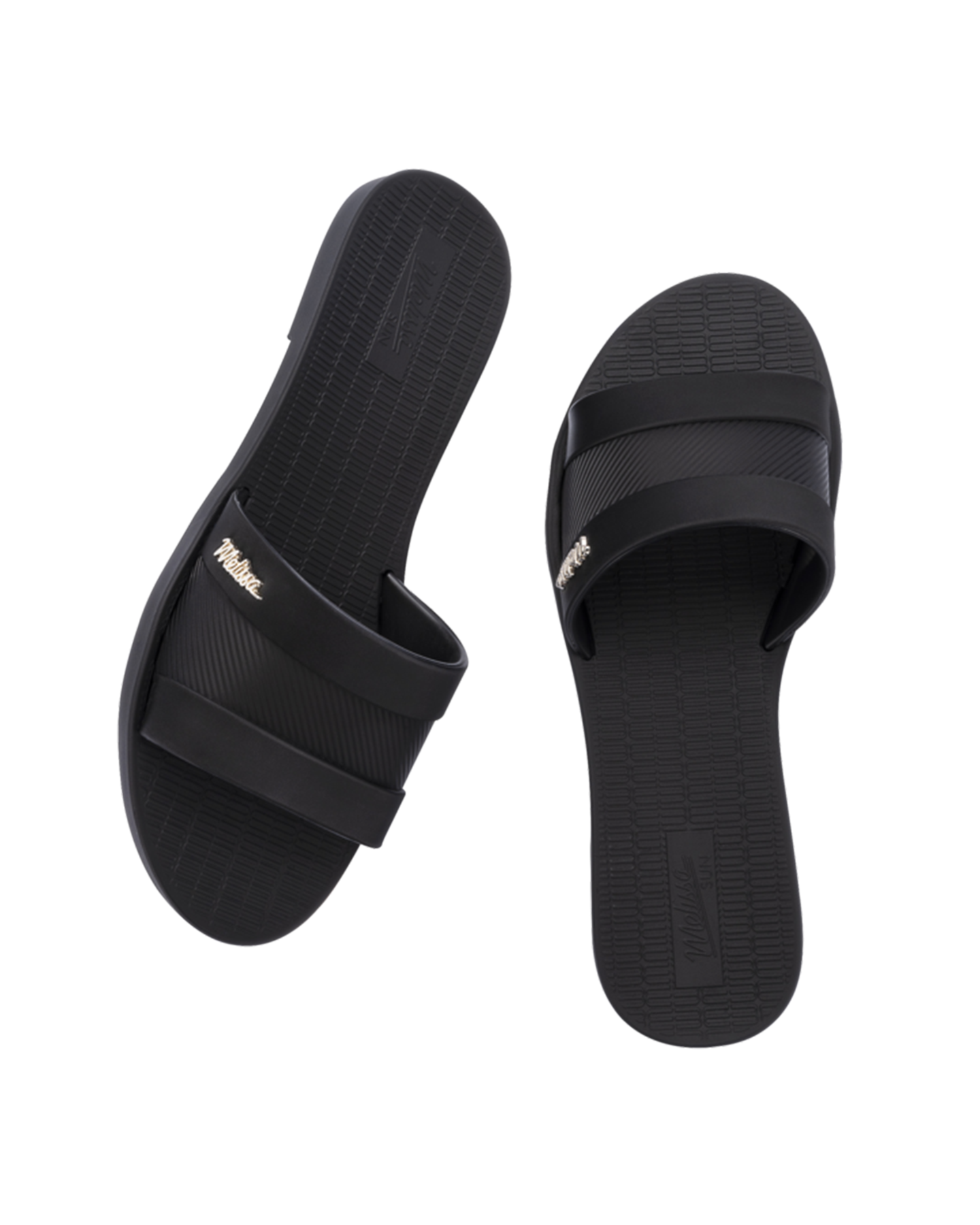 Melissa Sun Hollywood Sliders In Black