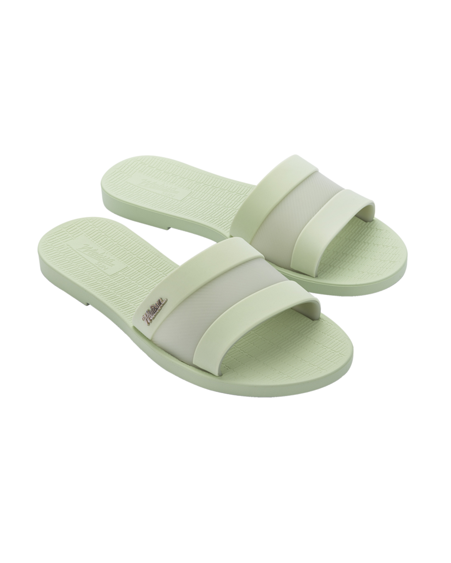 Melissa Sun Hollywood Sliders In Green