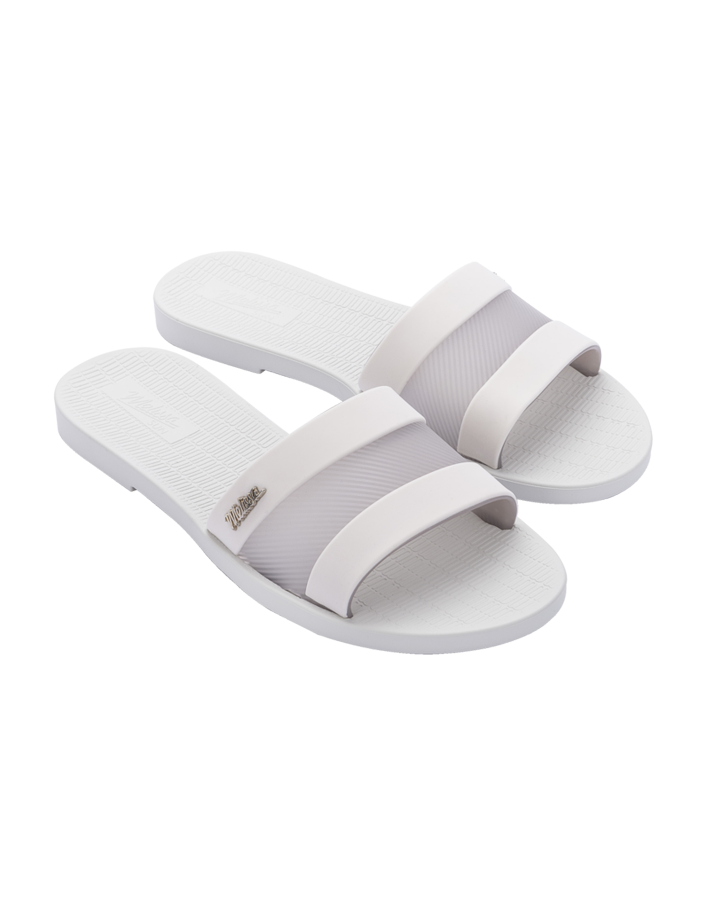 Melissa Sun Hollywood Sliders In White