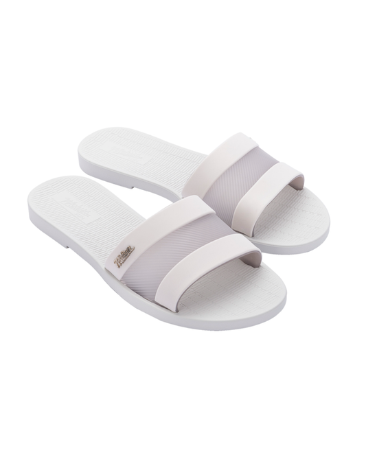 Melissa Sun Hollywood Sliders In White