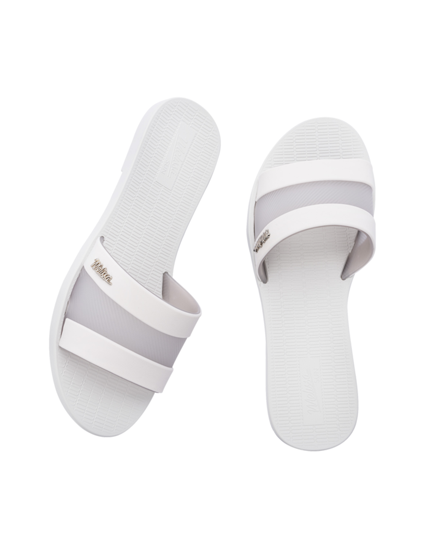 Melissa Sun Hollywood Sliders In White