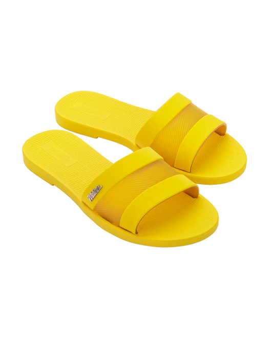 Melissa Sun Hollywood Sliders In Yellow