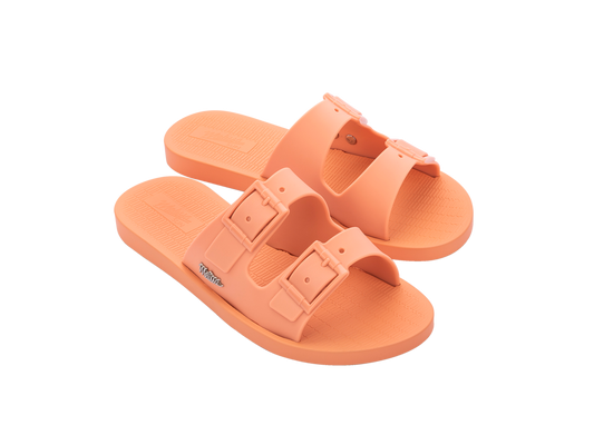 Melissa Sun Malibu Sliders In Orange