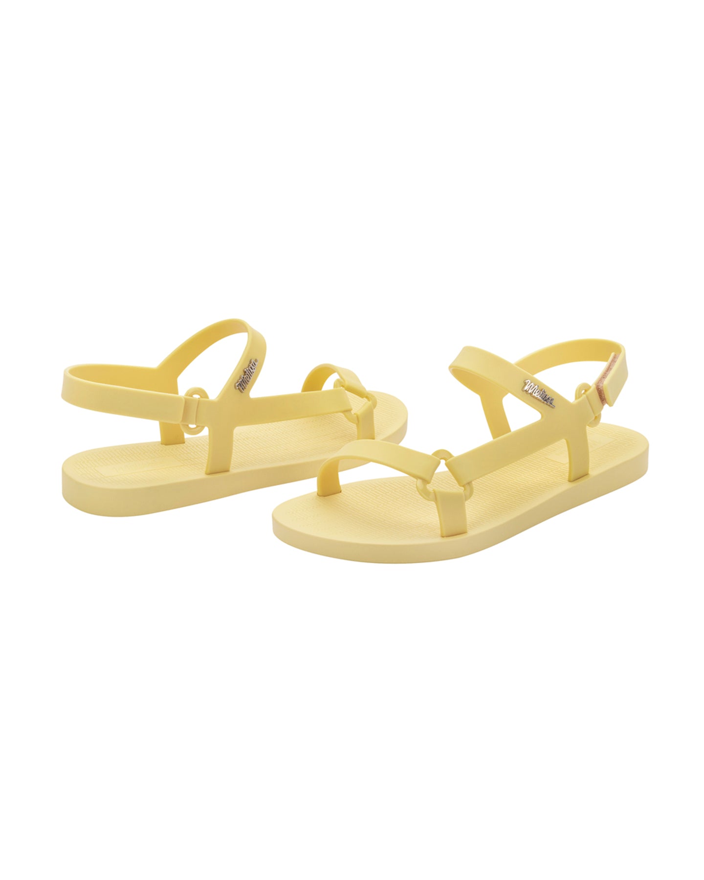 Melissa Sun Downtown Sandal In Yellow