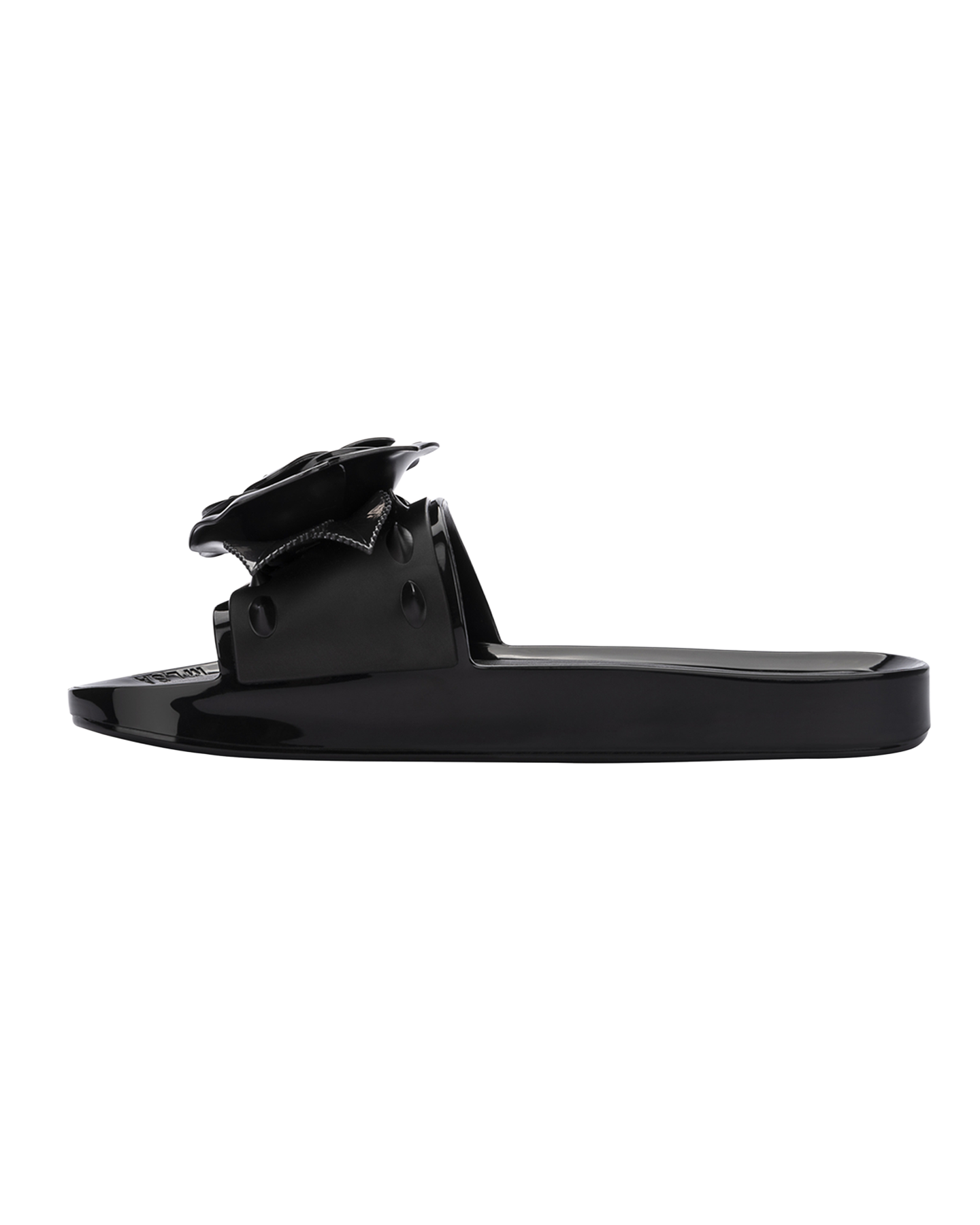 Melissa Beach Slide Spike + Undercover in Black Color