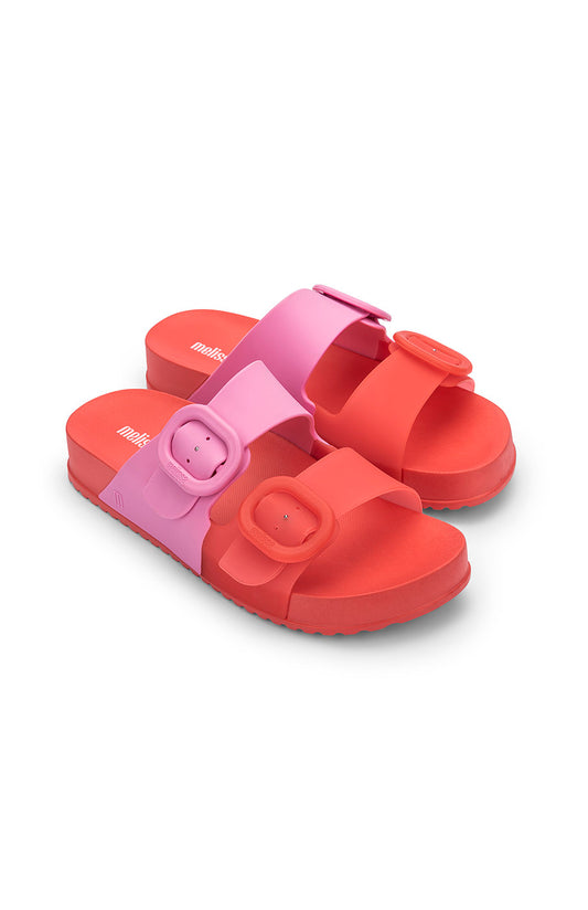 Melissa Cosy Slide AD in Pink/Red
