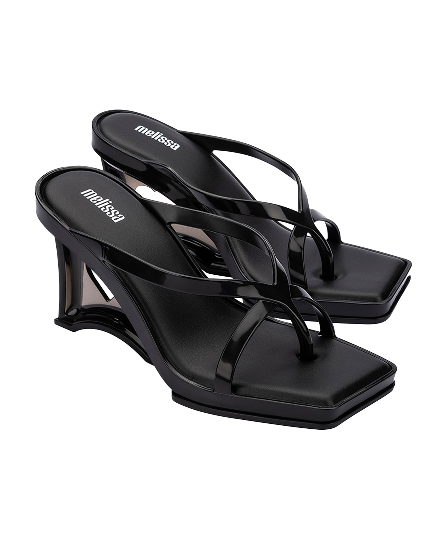 MELISSA GLASS HEEL AD