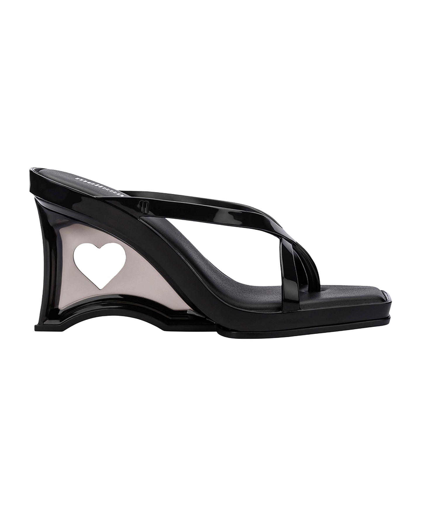 MELISSA GLASS HEEL AD