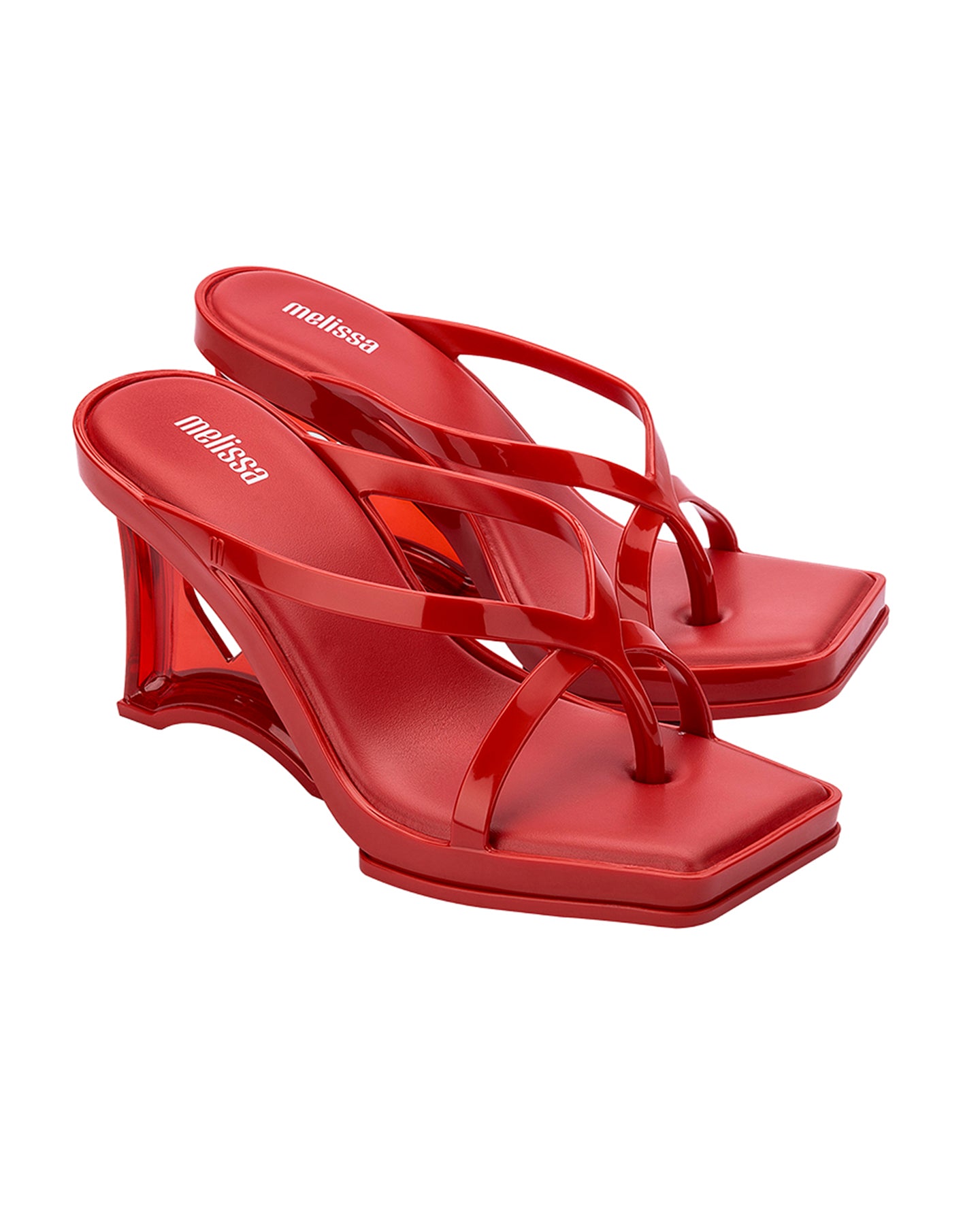 MELISSA GLASS HEEL AD