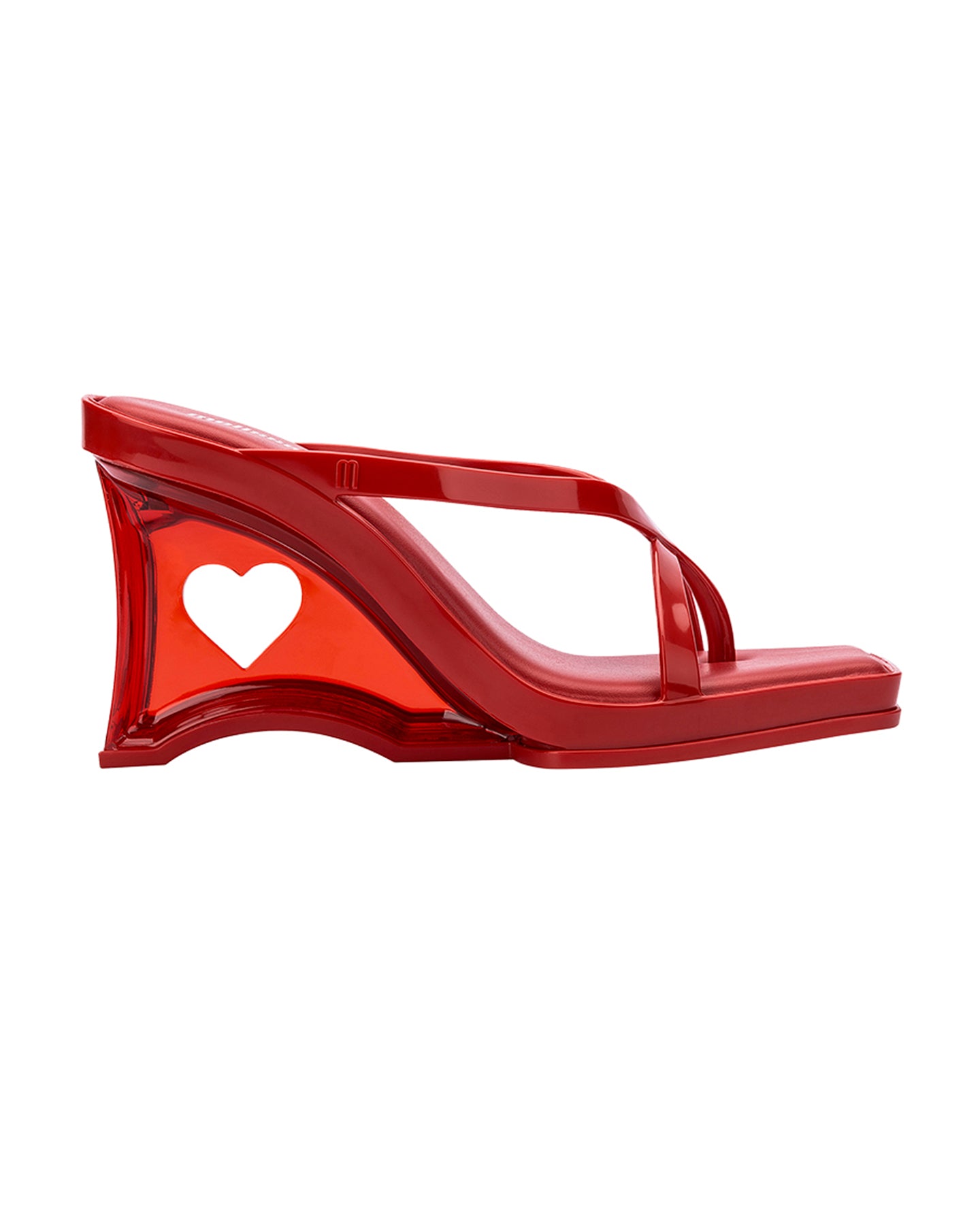 MELISSA GLASS HEEL AD