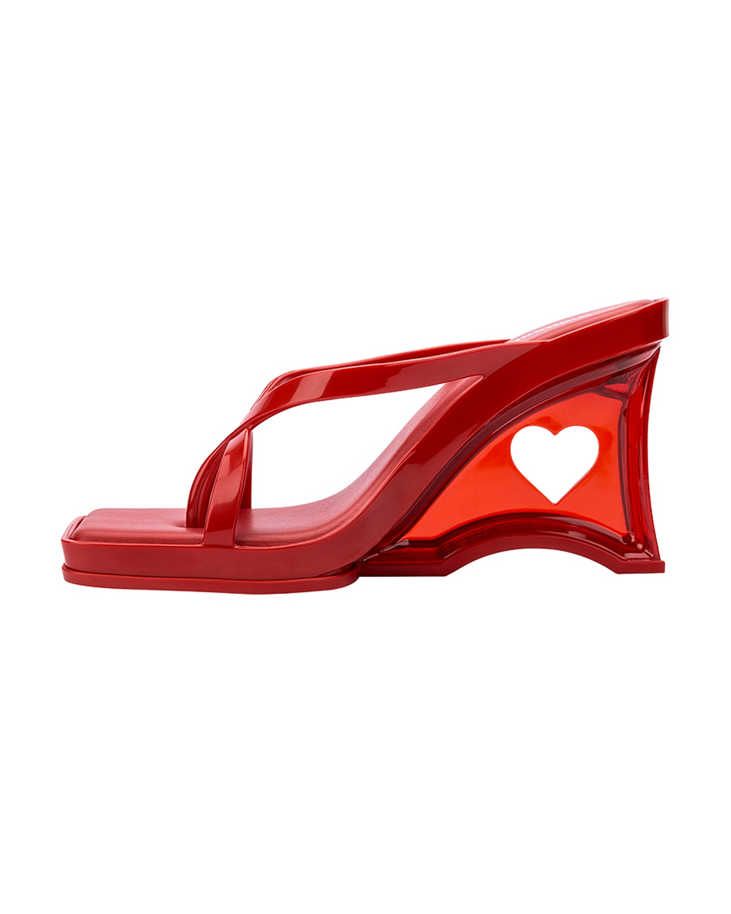 MELISSA GLASS HEEL AD