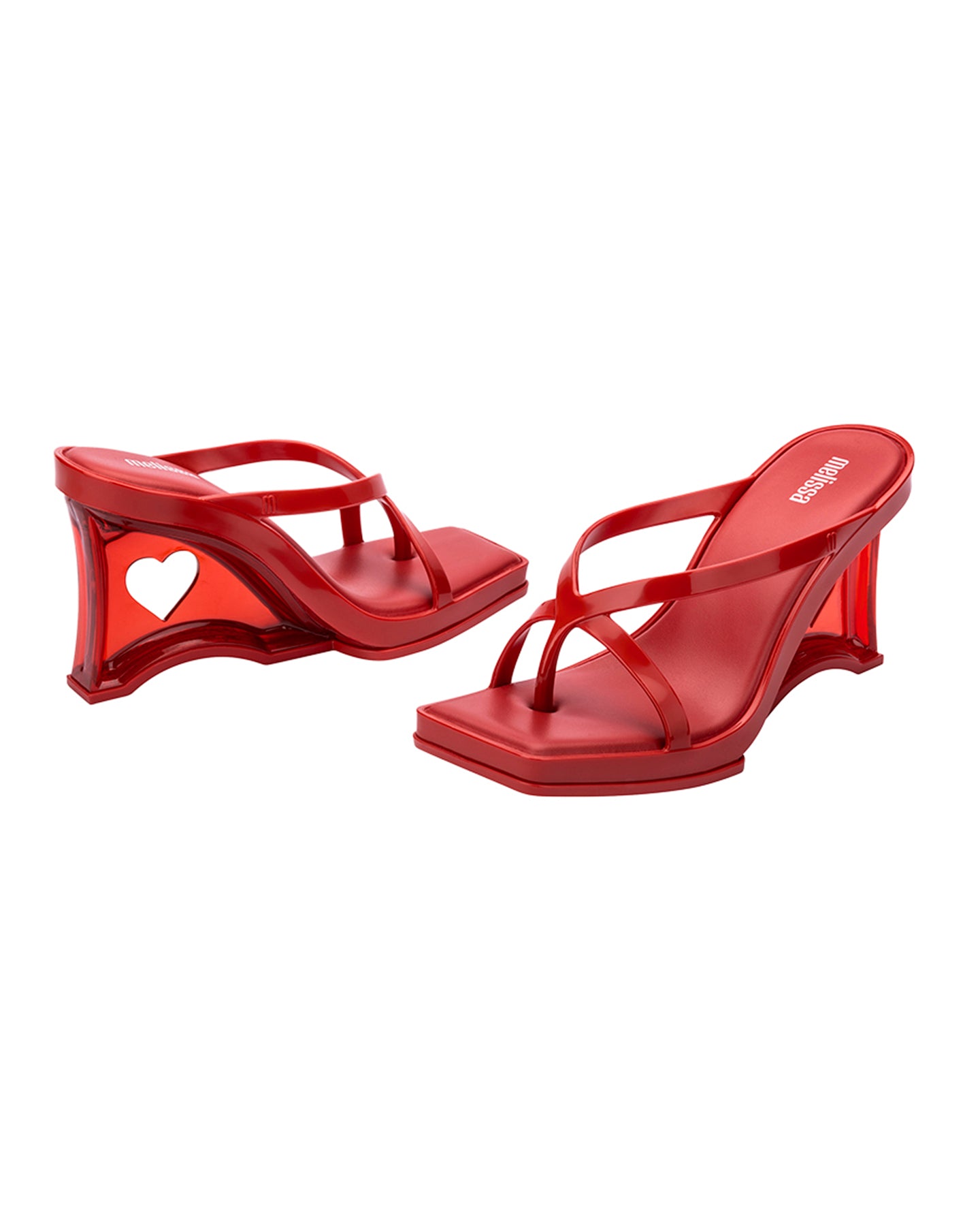 MELISSA GLASS HEEL AD