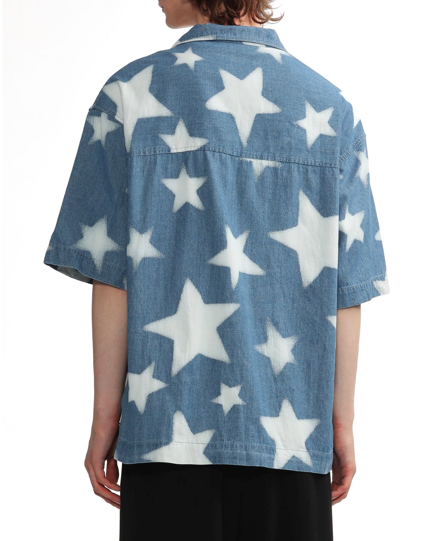 Men's Relaxed Fit Star Shirt in Blue