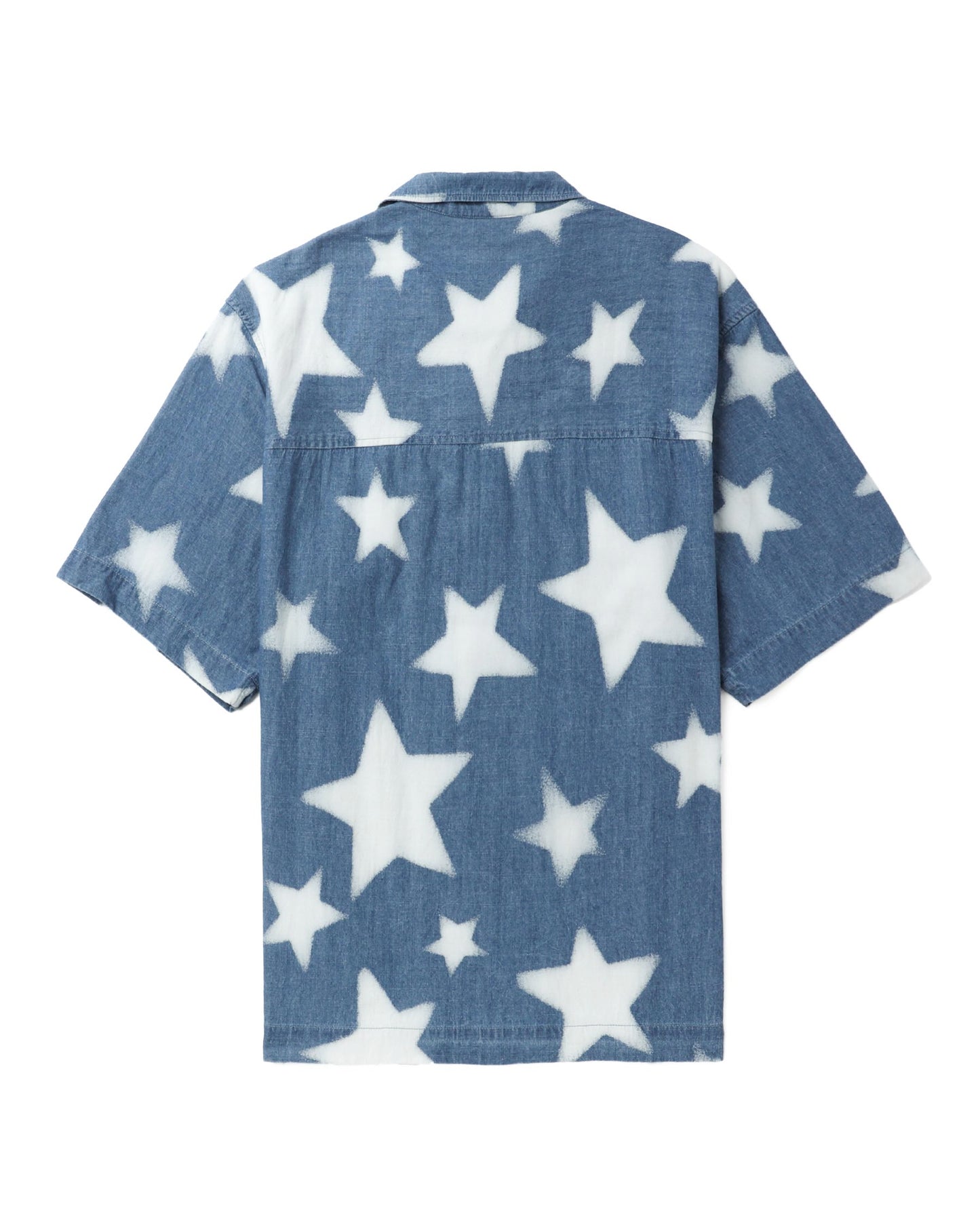 Men's Relaxed Fit Star Shirt in Blue