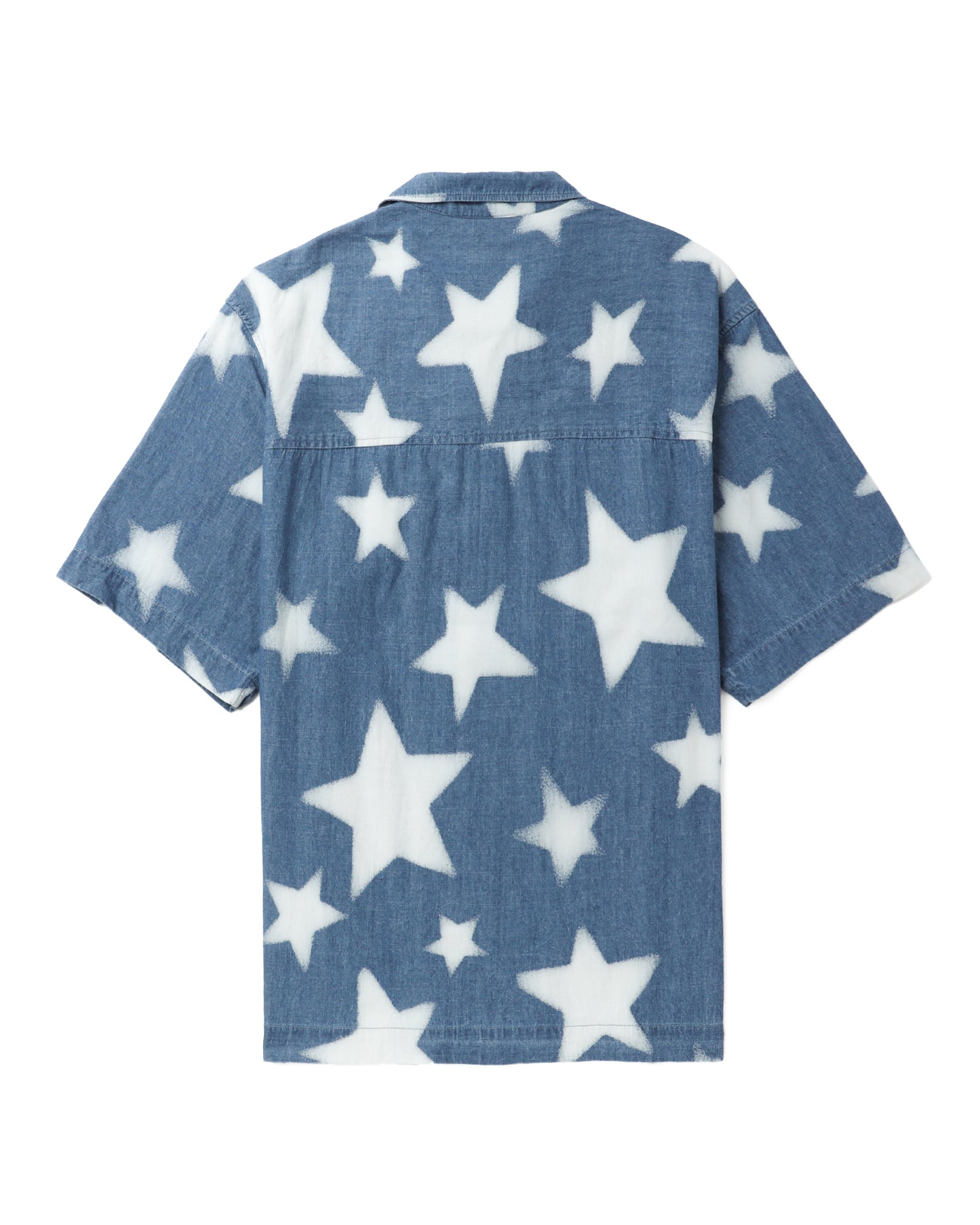 Men's Relaxed Fit Star Shirt in Blue