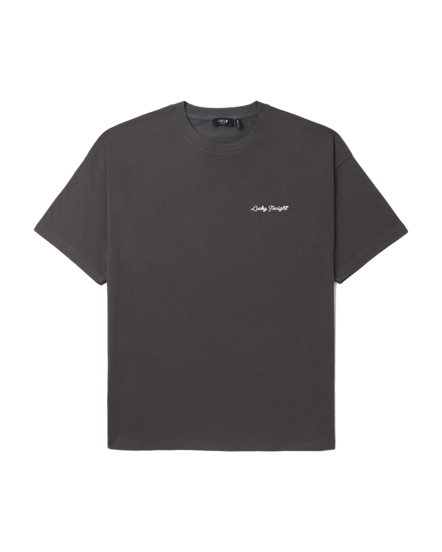 Men's Lucky Tonight T-shirt in Charcoal