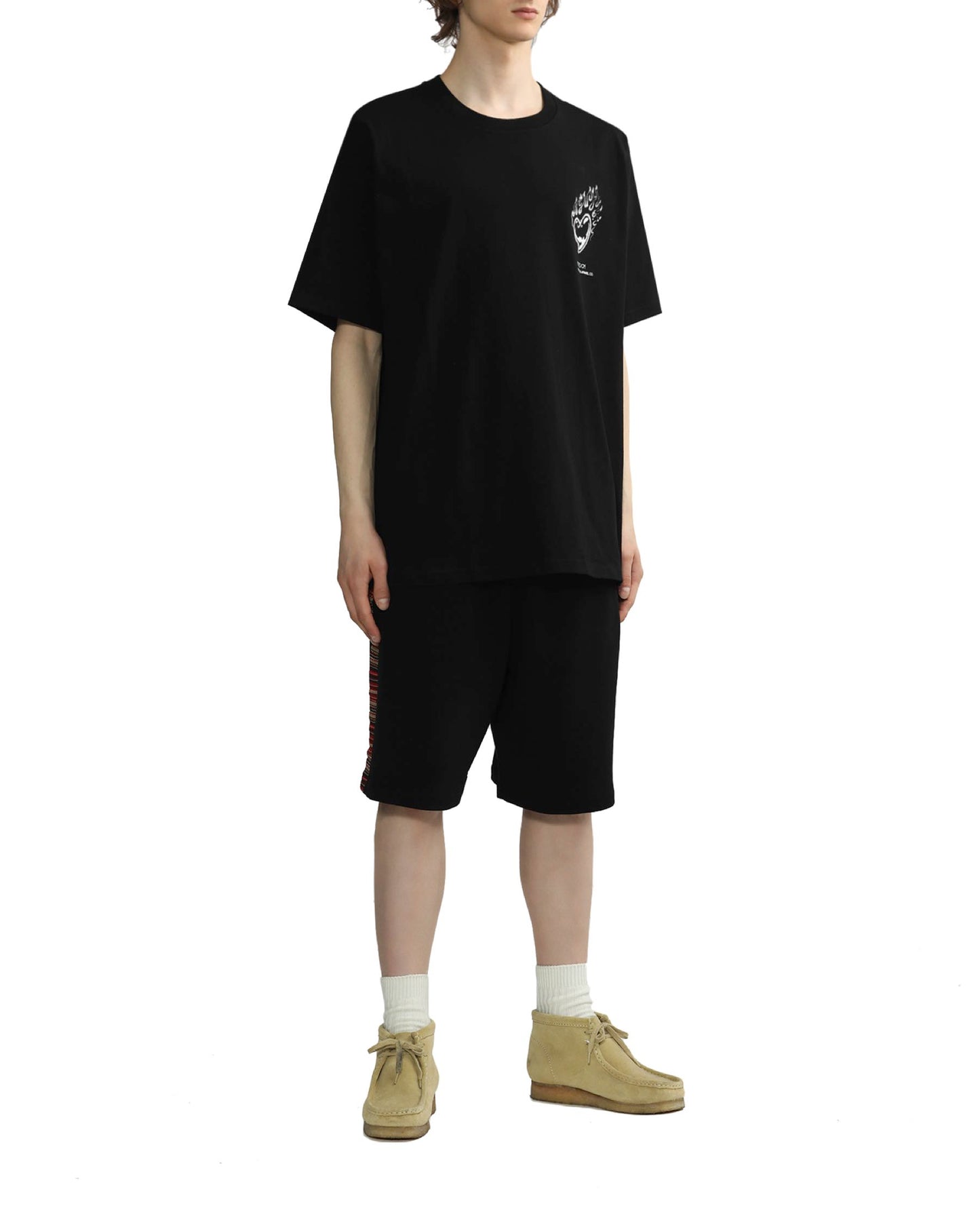 Men's Burning Love T-shirt in Black