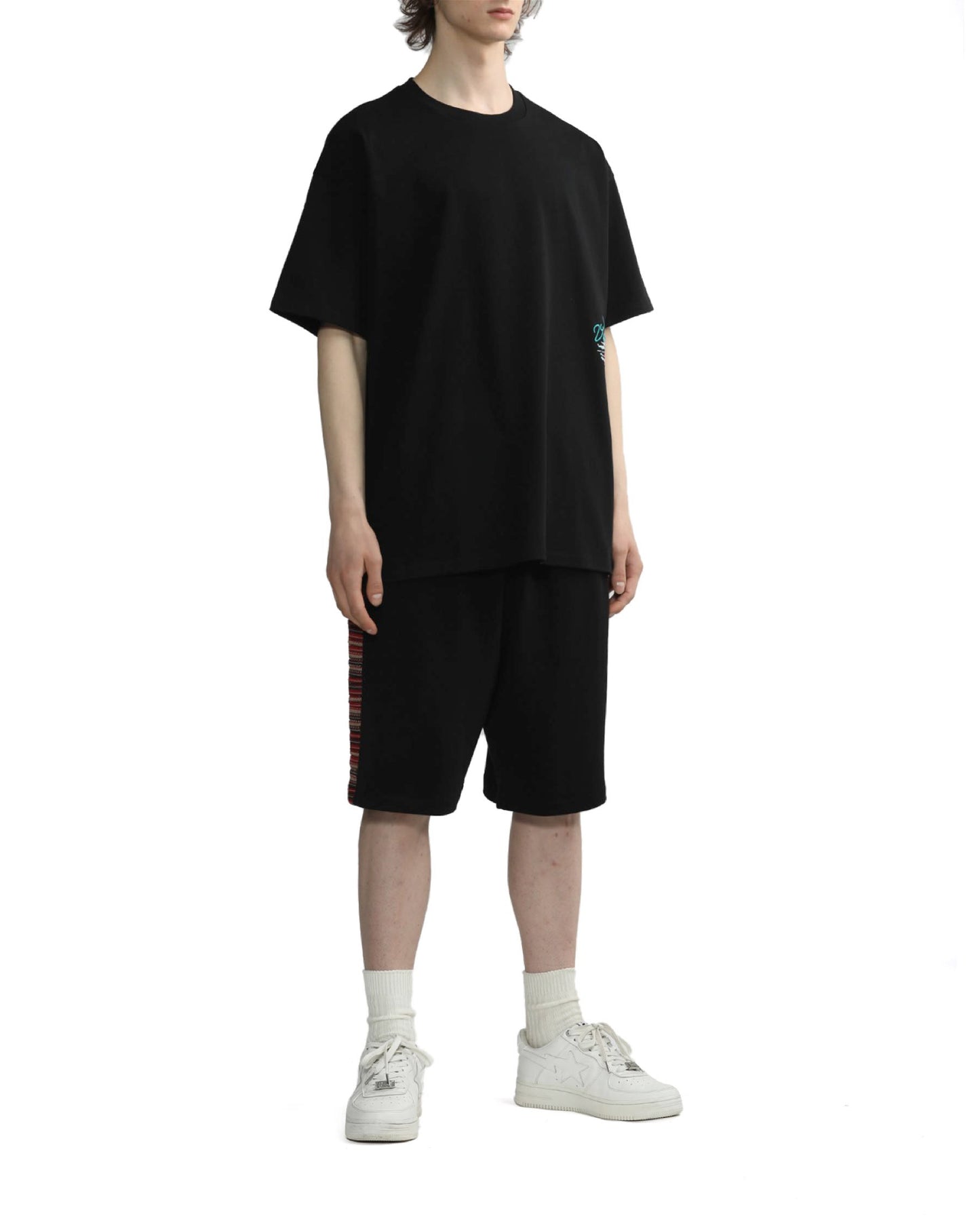 FIVE CM Men's Palm T-shirt in Black