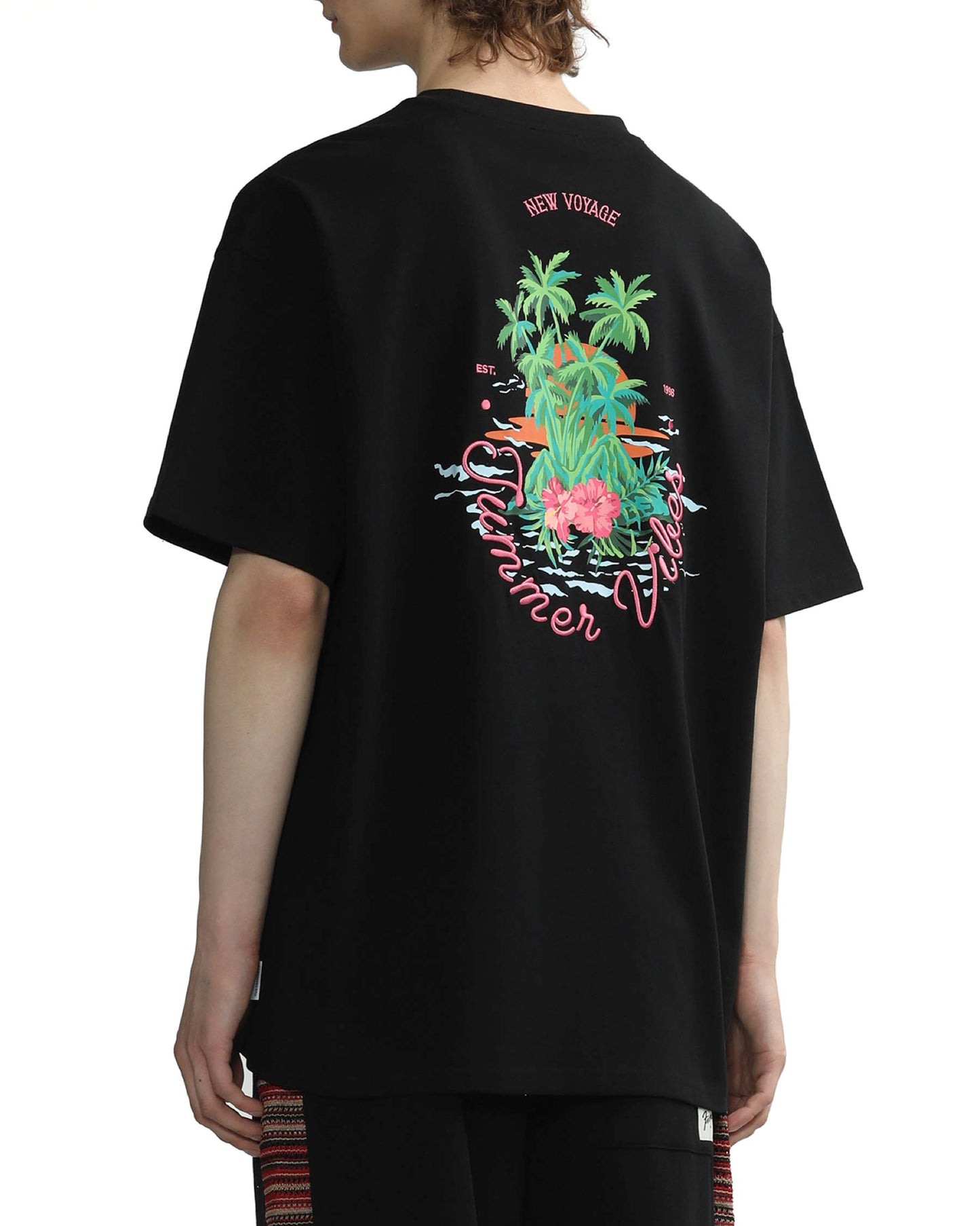 FIVE CM Men's Palm T-shirt in Black