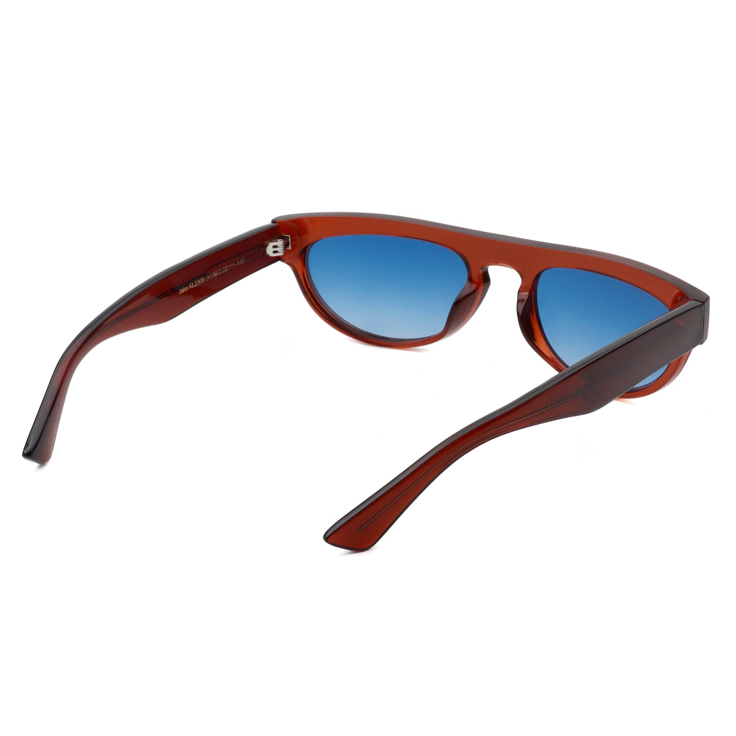 A.Kjaerbede Jake Sunglasses in Brown Transparent color