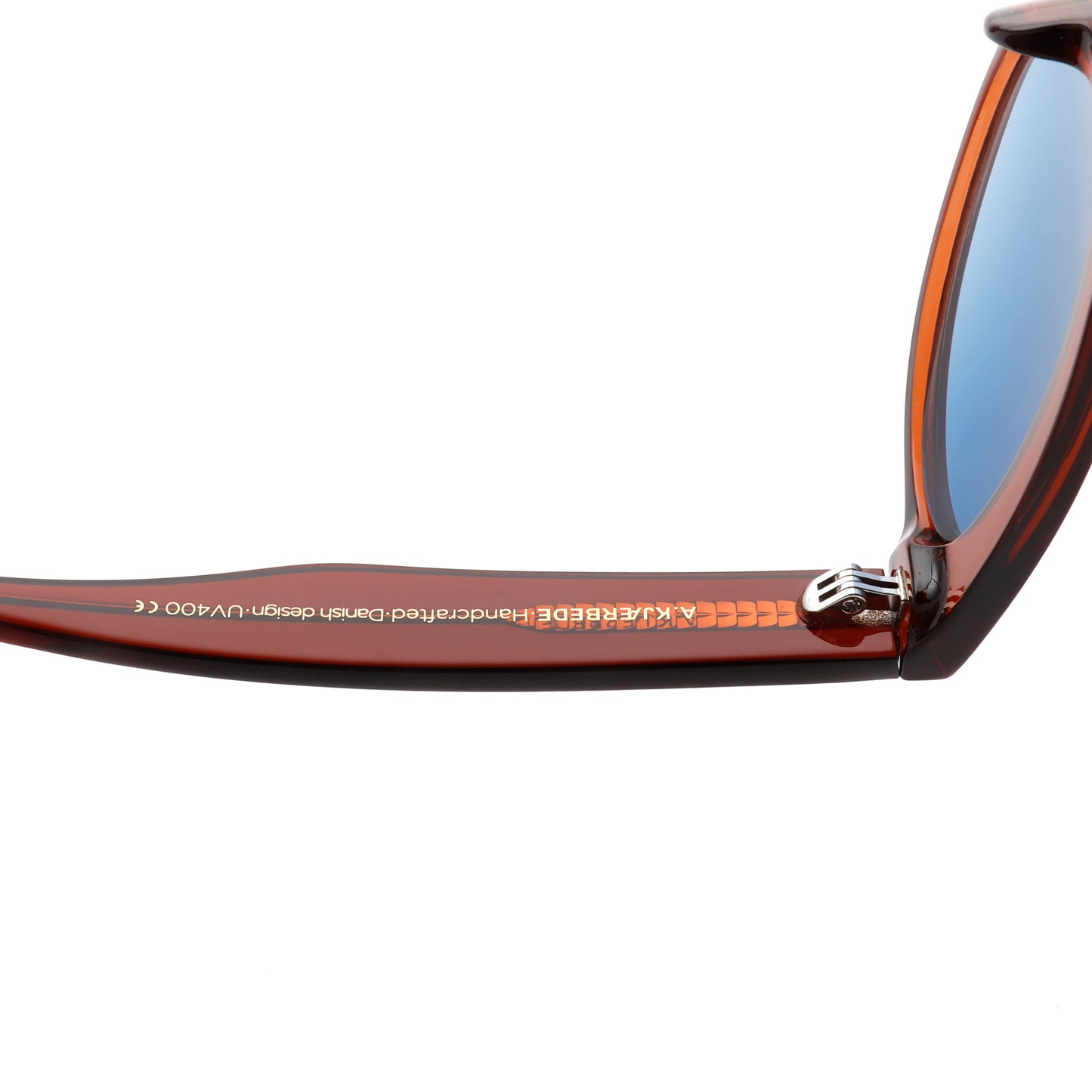 A.Kjaerbede Jake Sunglasses in Brown Transparent color