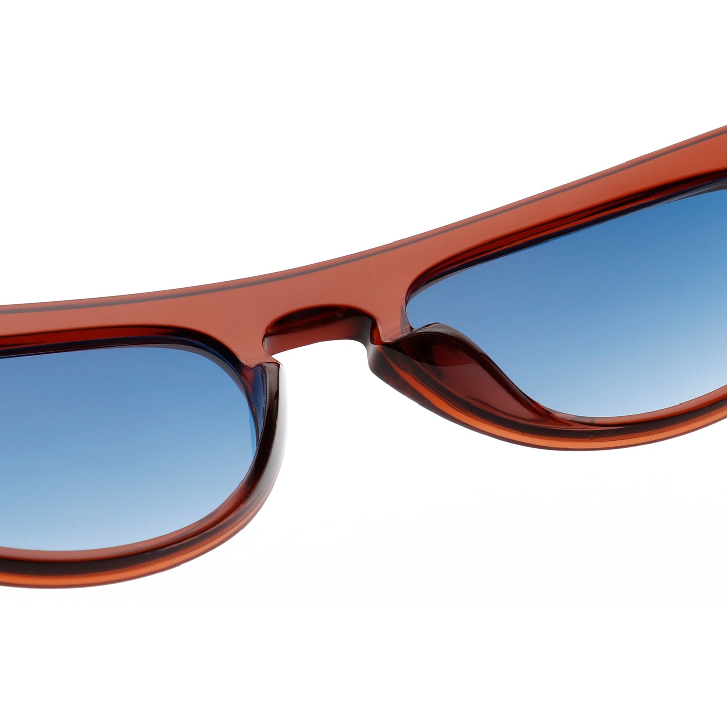 A.Kjaerbede Jake Sunglasses in Brown Transparent color