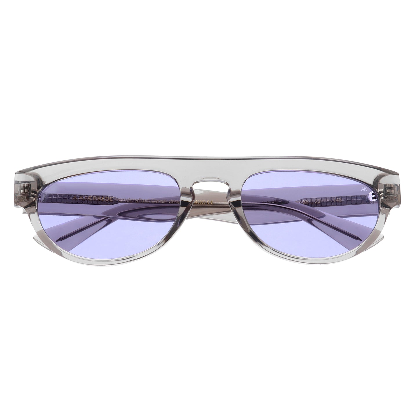 A.Kjaerbede Jake Sunglasses in Grey Transparent color