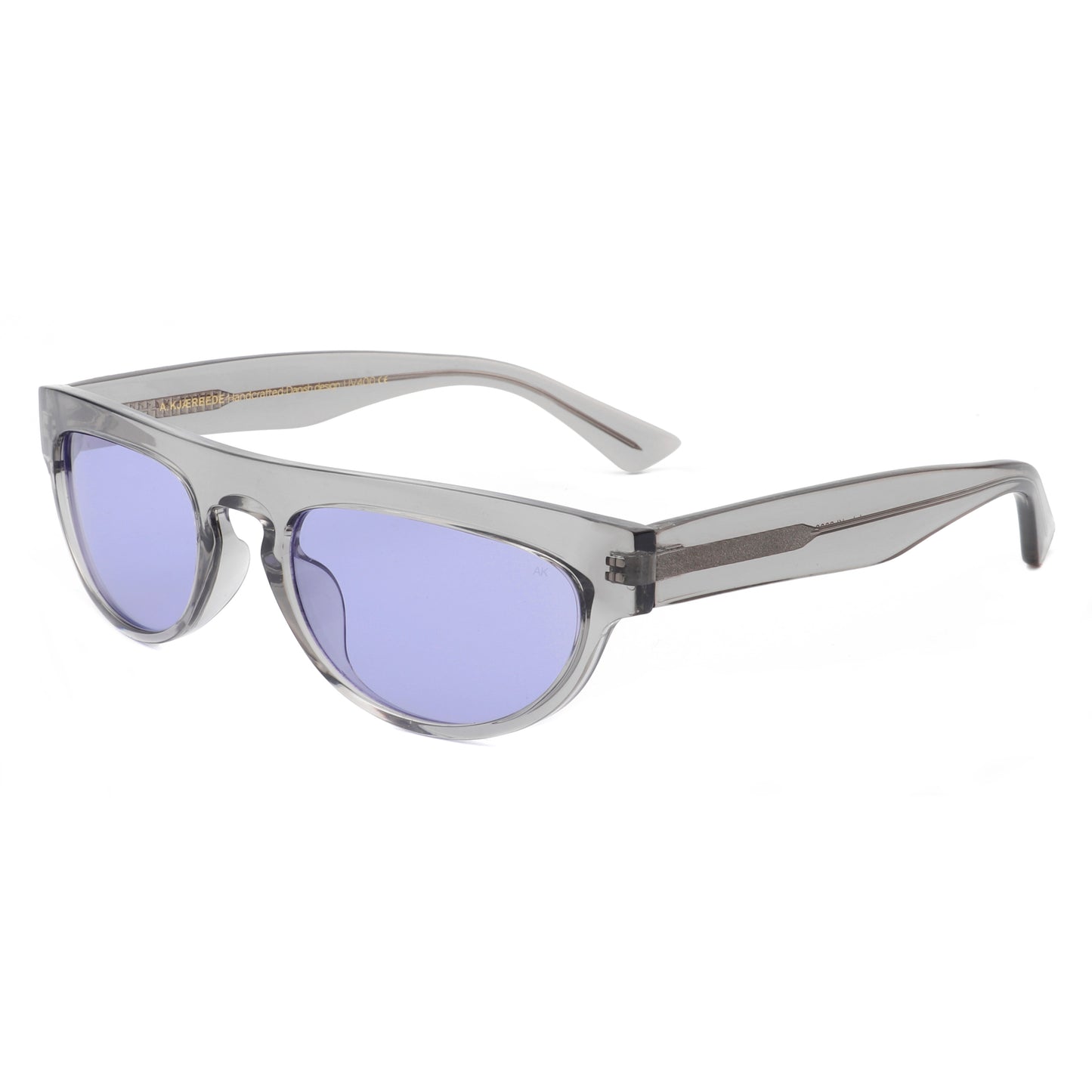 A.Kjaerbede Jake Sunglasses in Grey Transparent color