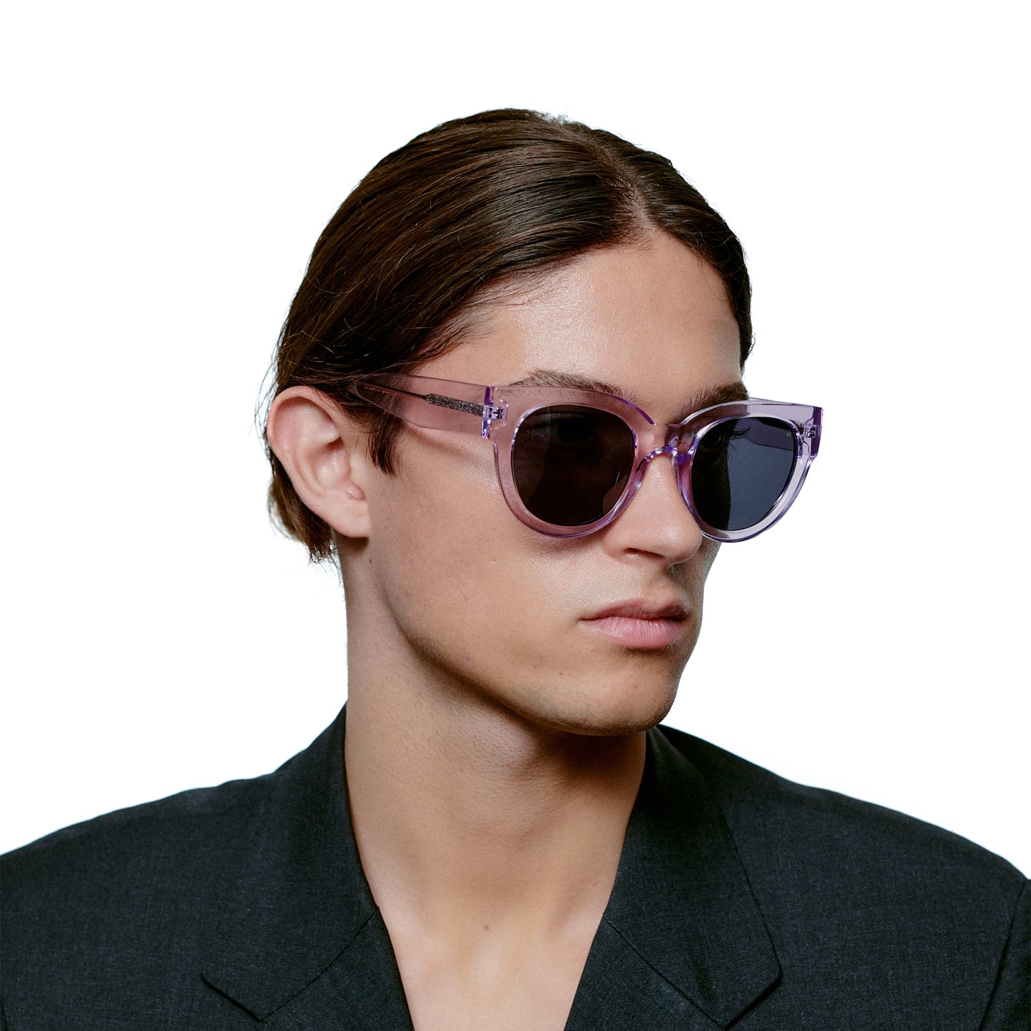 A.Kjaerbede Lilly Sunglasses in Lavender Transparent color
