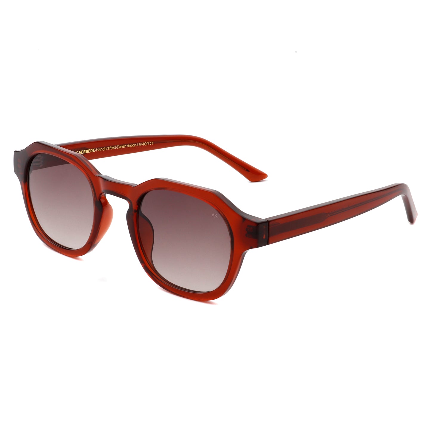 A.Kjaerbede Zan Sunglasses in Brown Transparent color