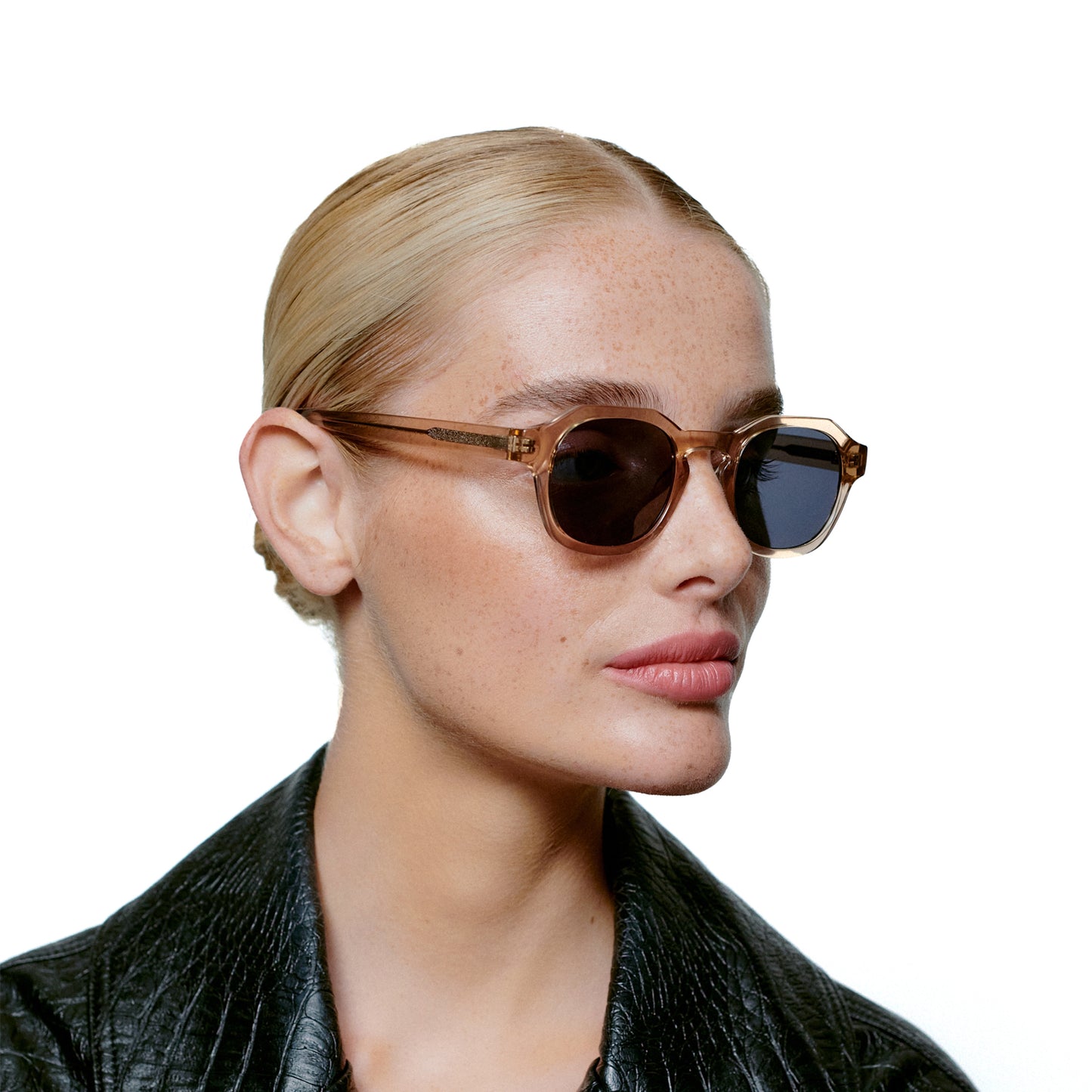 A.Kjaerbede Zan Sunglasses in Champagne color