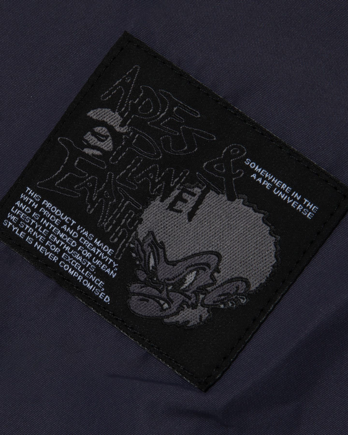 Men Embroidered Bomber Jacket in Purple and Grey