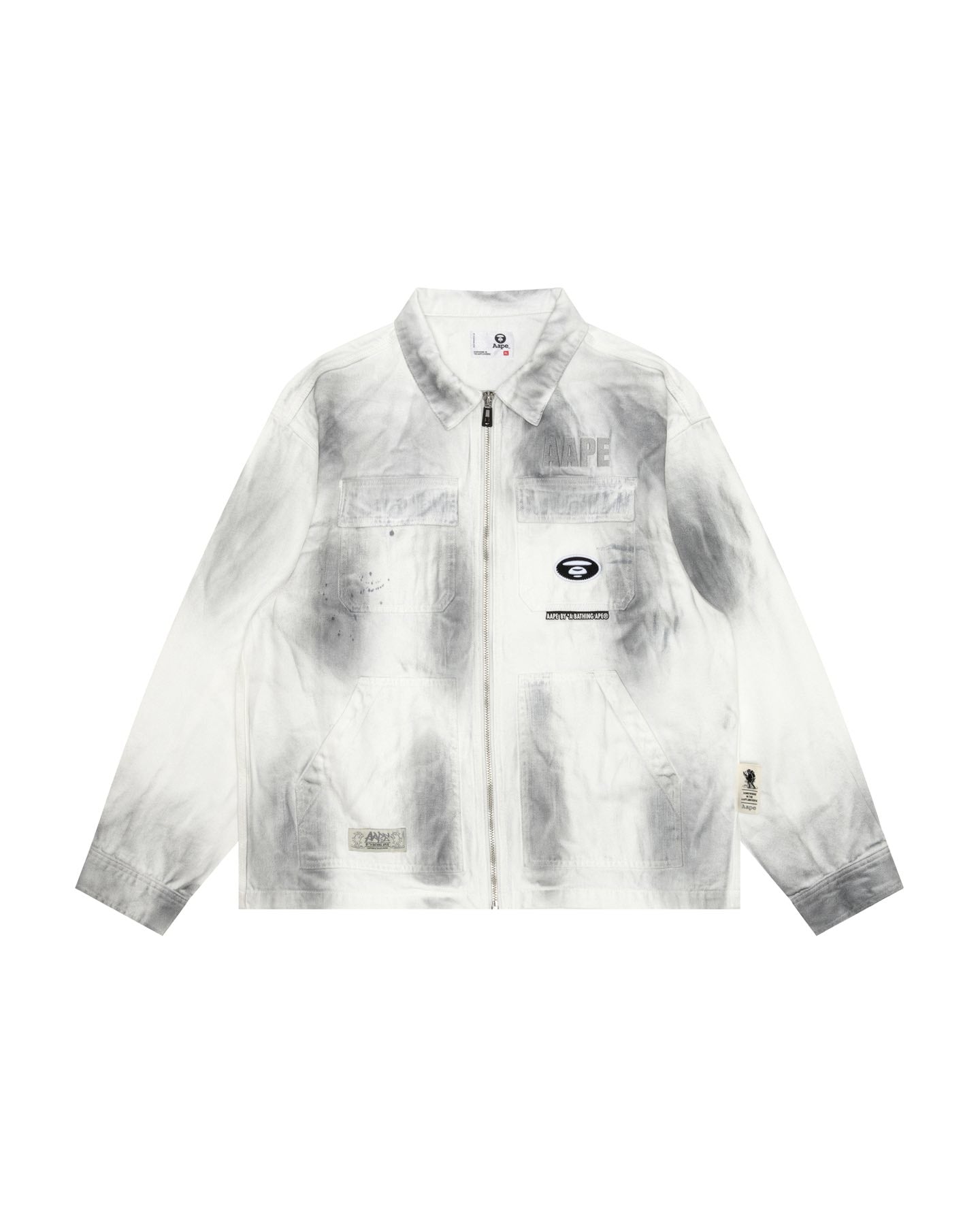 AAPE LIGHT WEIGHT JACKET-White (Black)