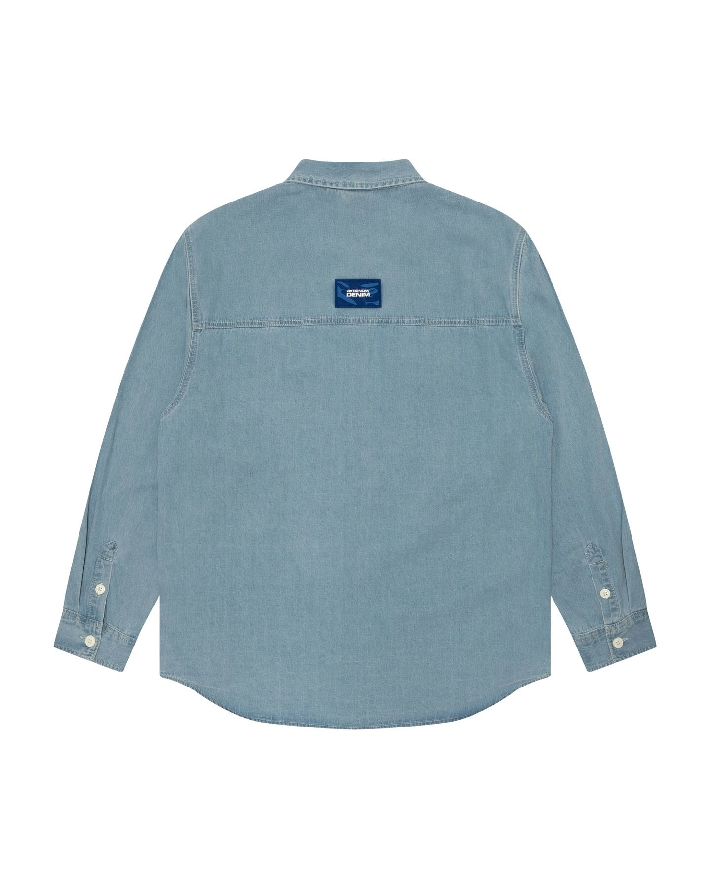 AAPE Men Long Sleeve Shirt in Blue