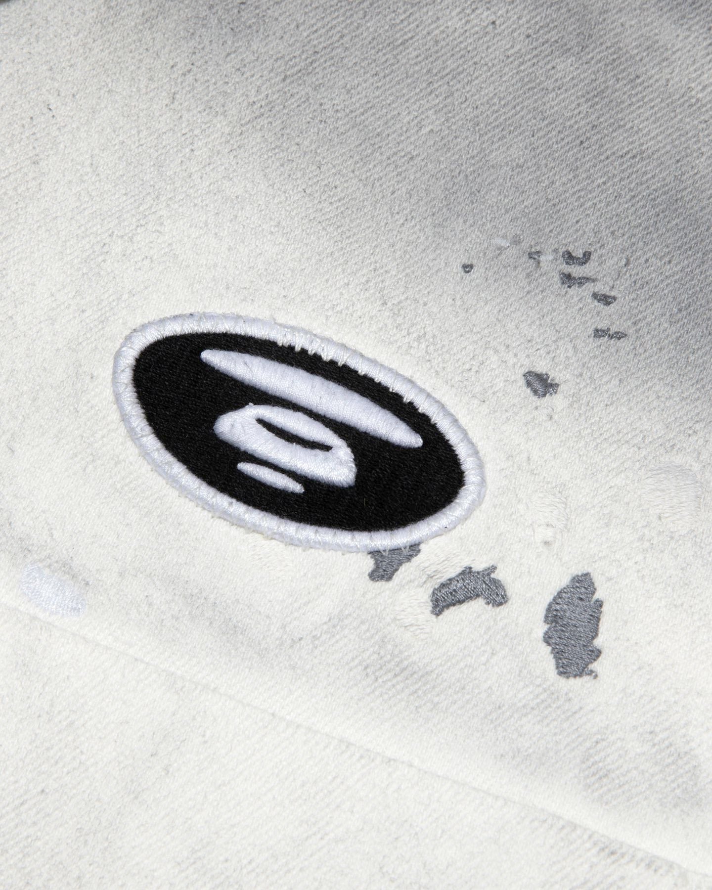 AAPE Men Long Sleeve Shirt in White (Black)