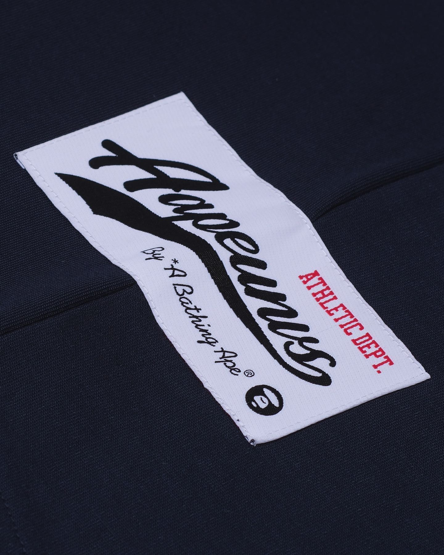 Men Logo Baseball Shirt in Navy