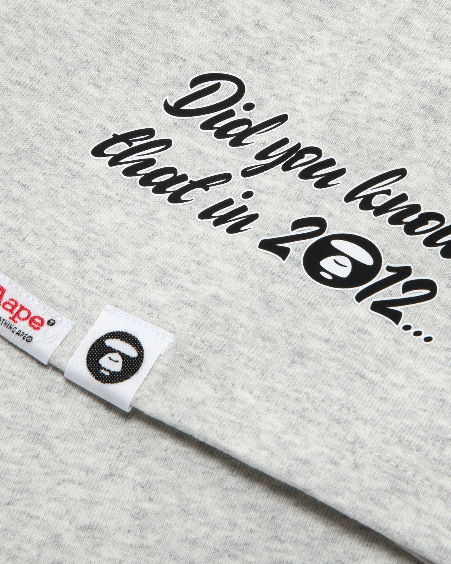 AAPE Men Theme T-Shirt in Heather White