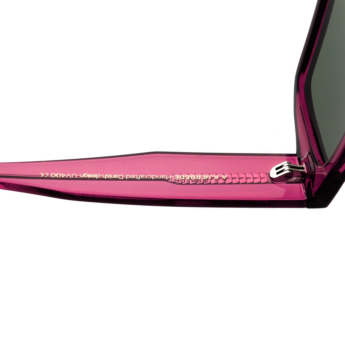 A.Kjaerbede Fame Sunglasses in Burgundy Transparent color