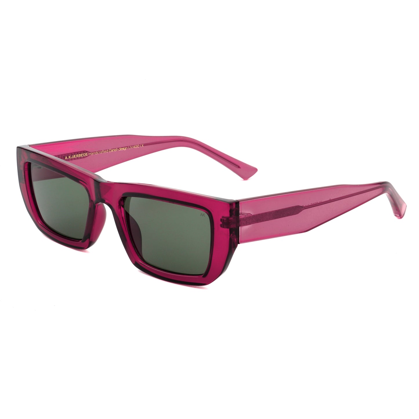 A.Kjaerbede Fame Sunglasses in Burgundy Transparent color