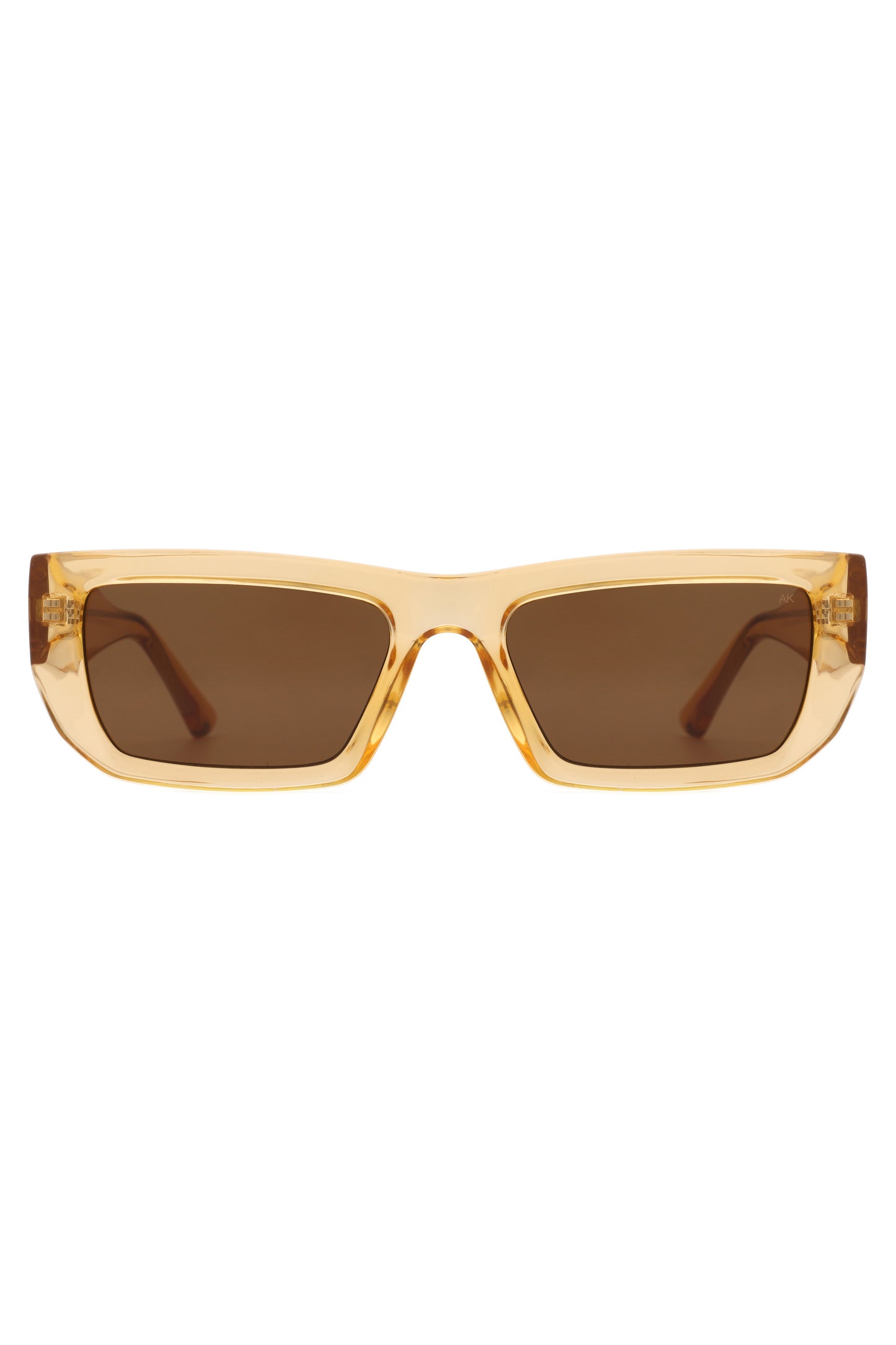 A.Kjaerbede Fame Sunglasses in Yellow transparent color