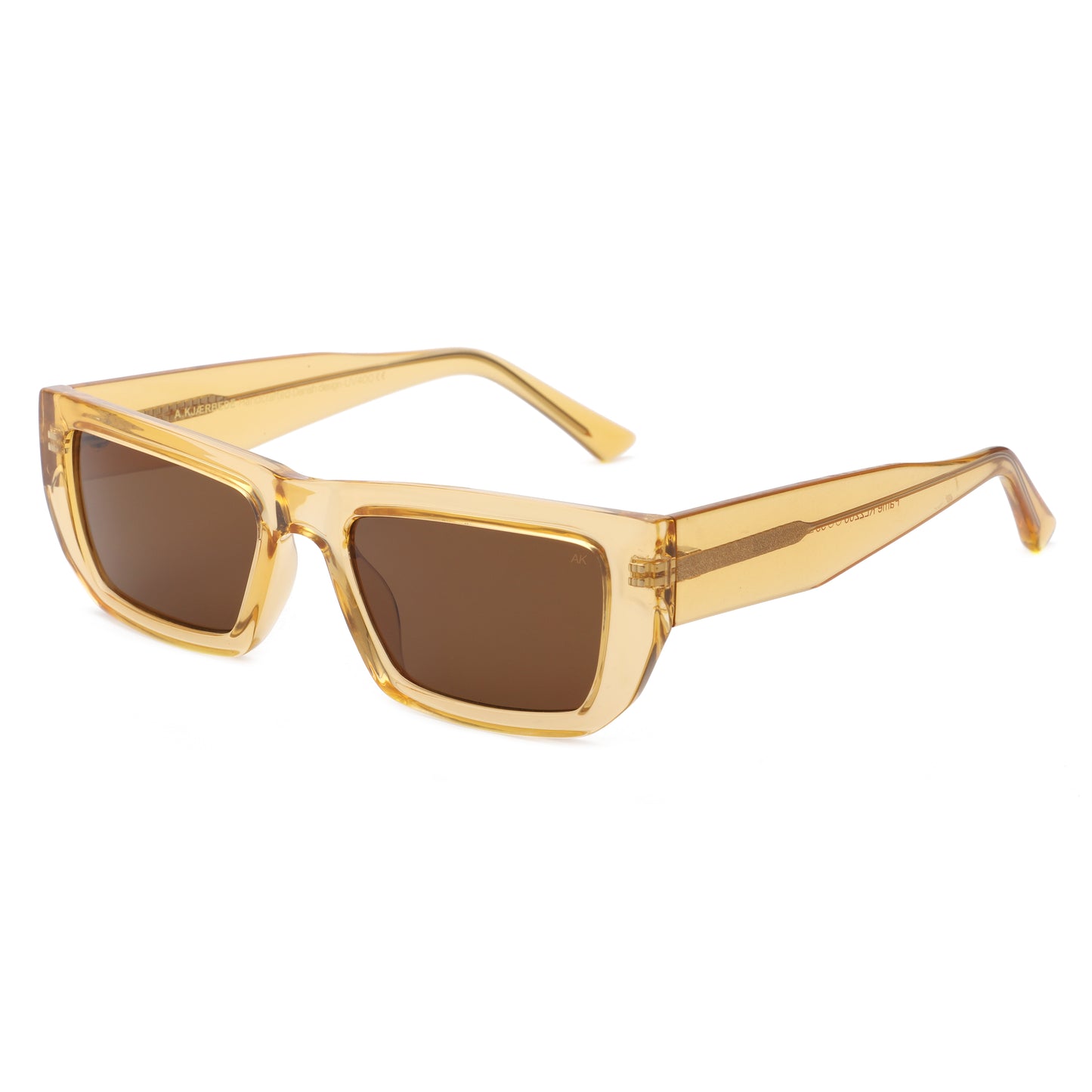 A.Kjaerbede Fame Sunglasses in Yellow transparent color