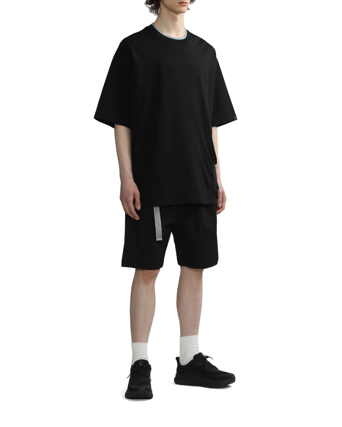 Men's - Belted Shorts in Black