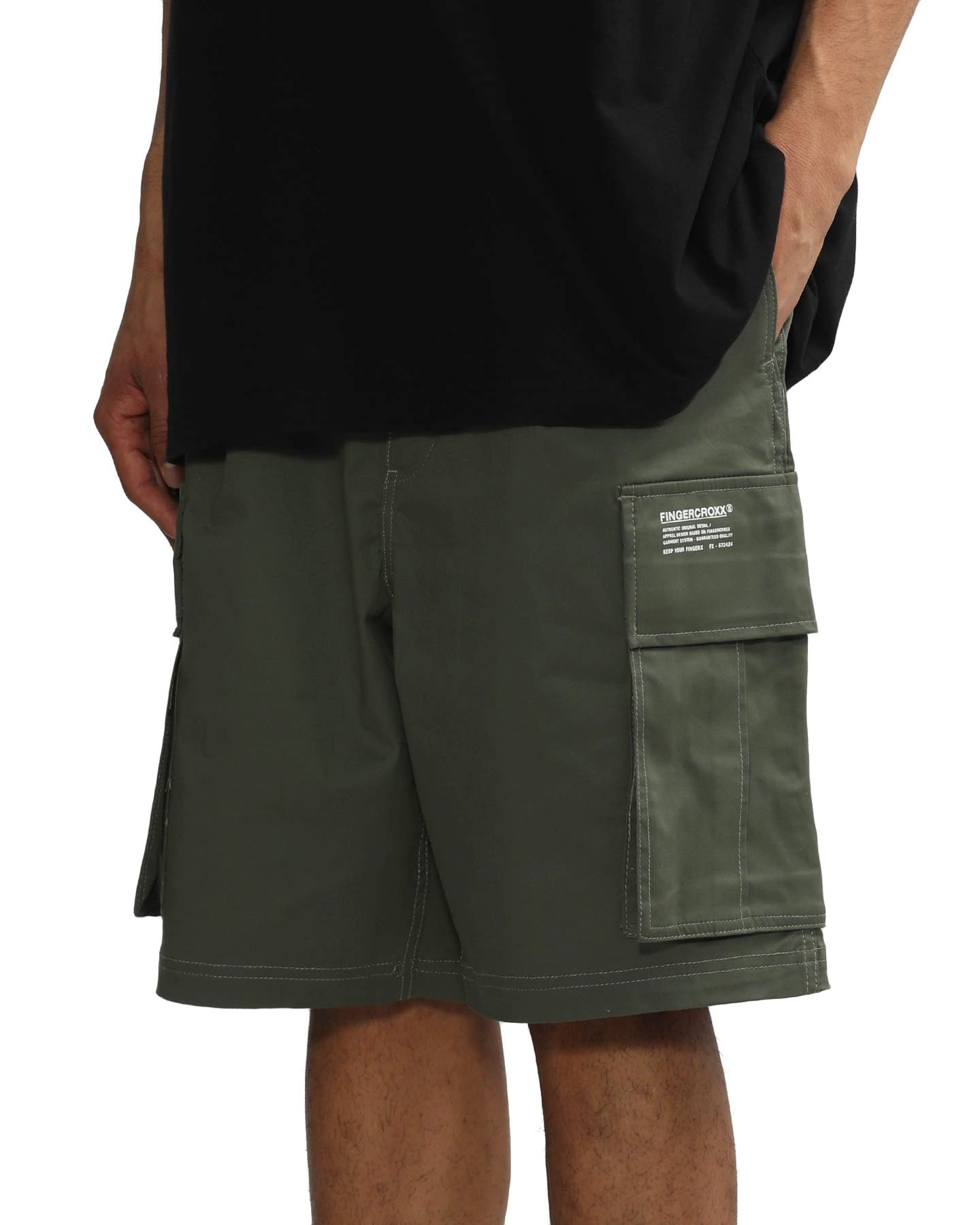 Men's - Khaki Cargo Shorts