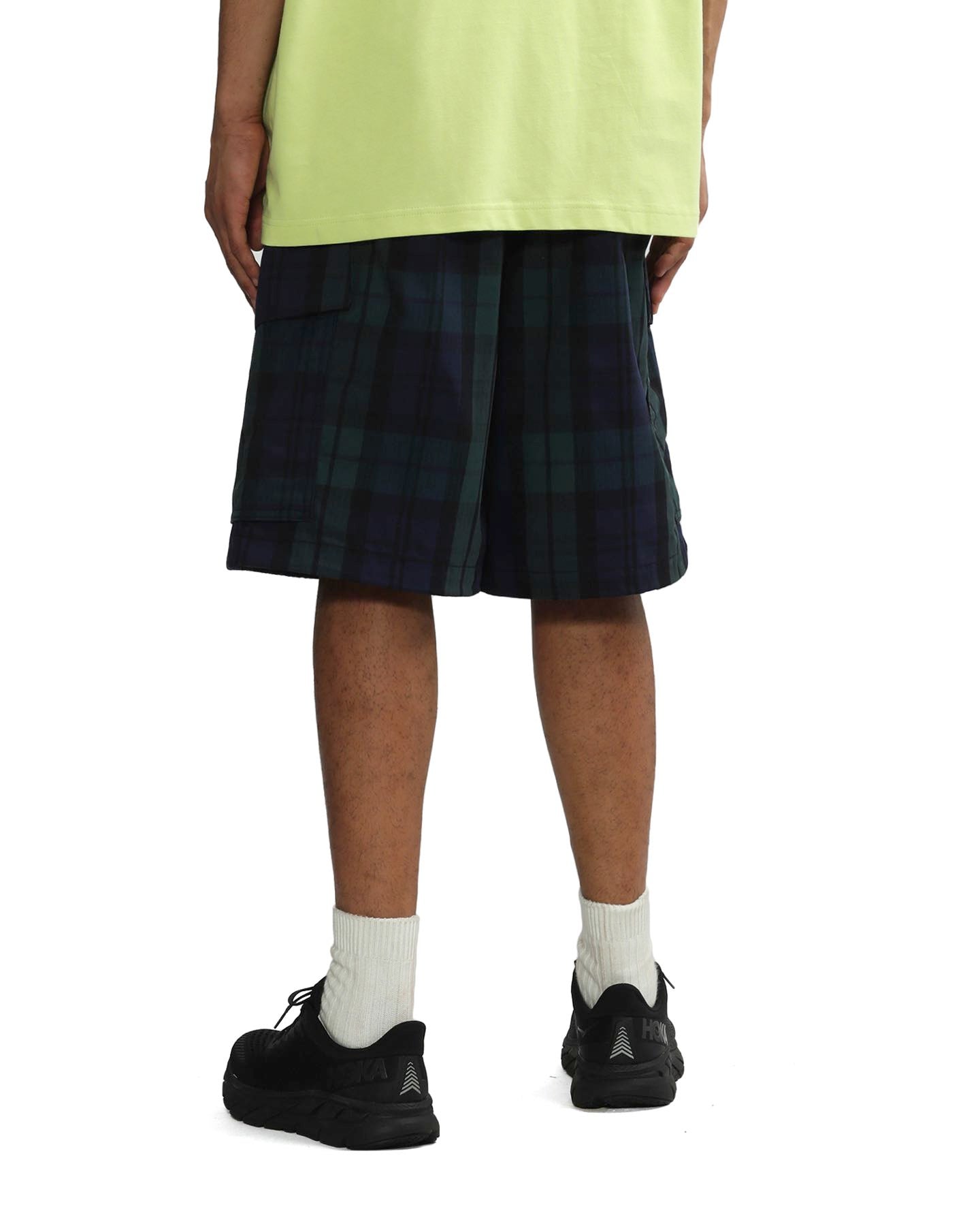 Men's - Checked Shorts in Blue&Green