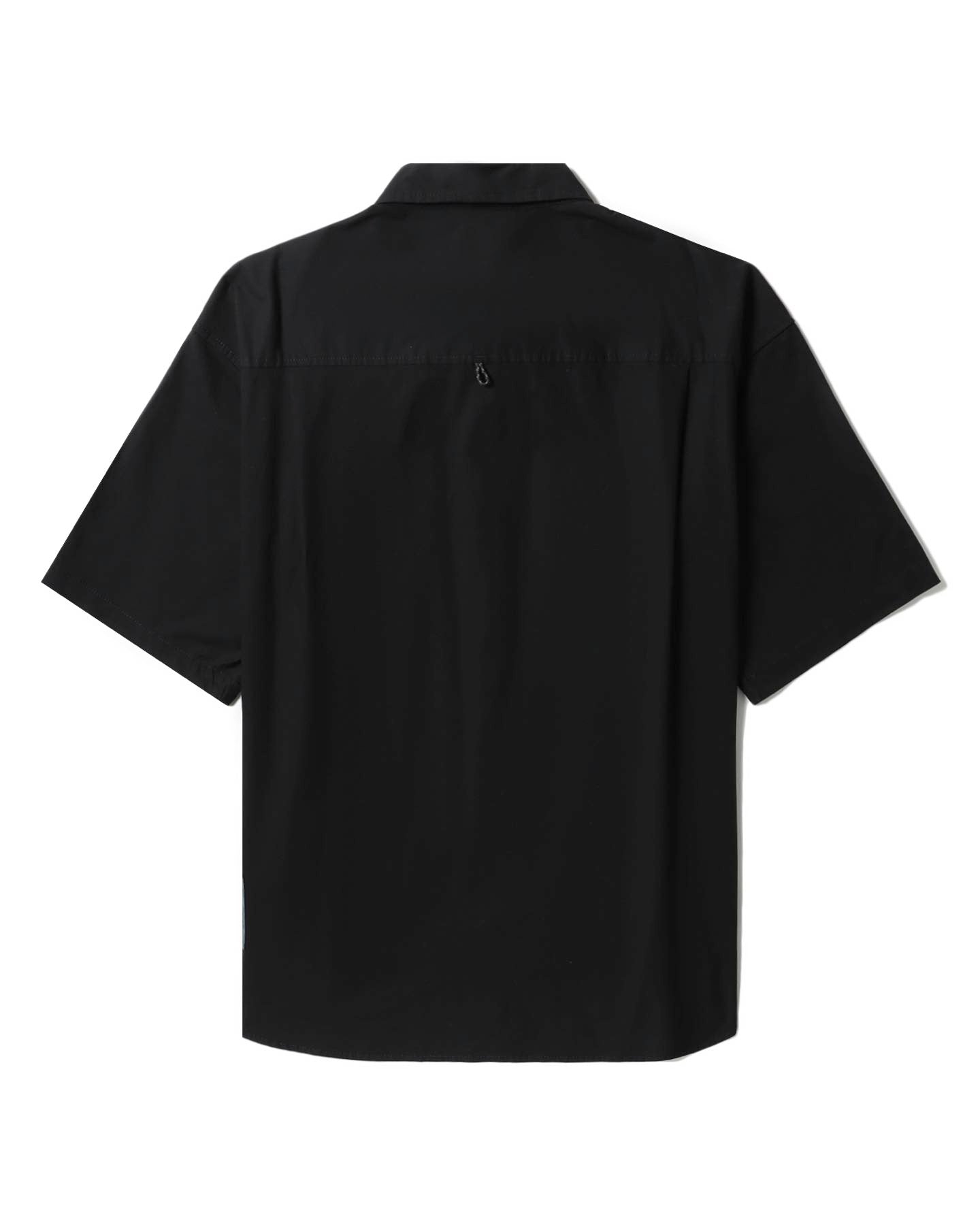 Men's - Pocketed Short Sleeve Shirt in Black