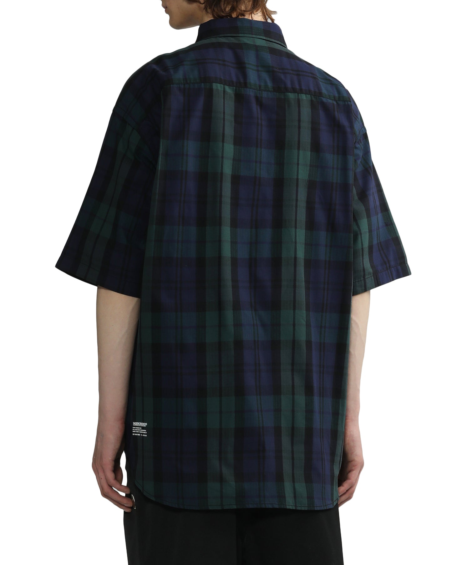 Men's - Checkered T-shirt in Blue&Green