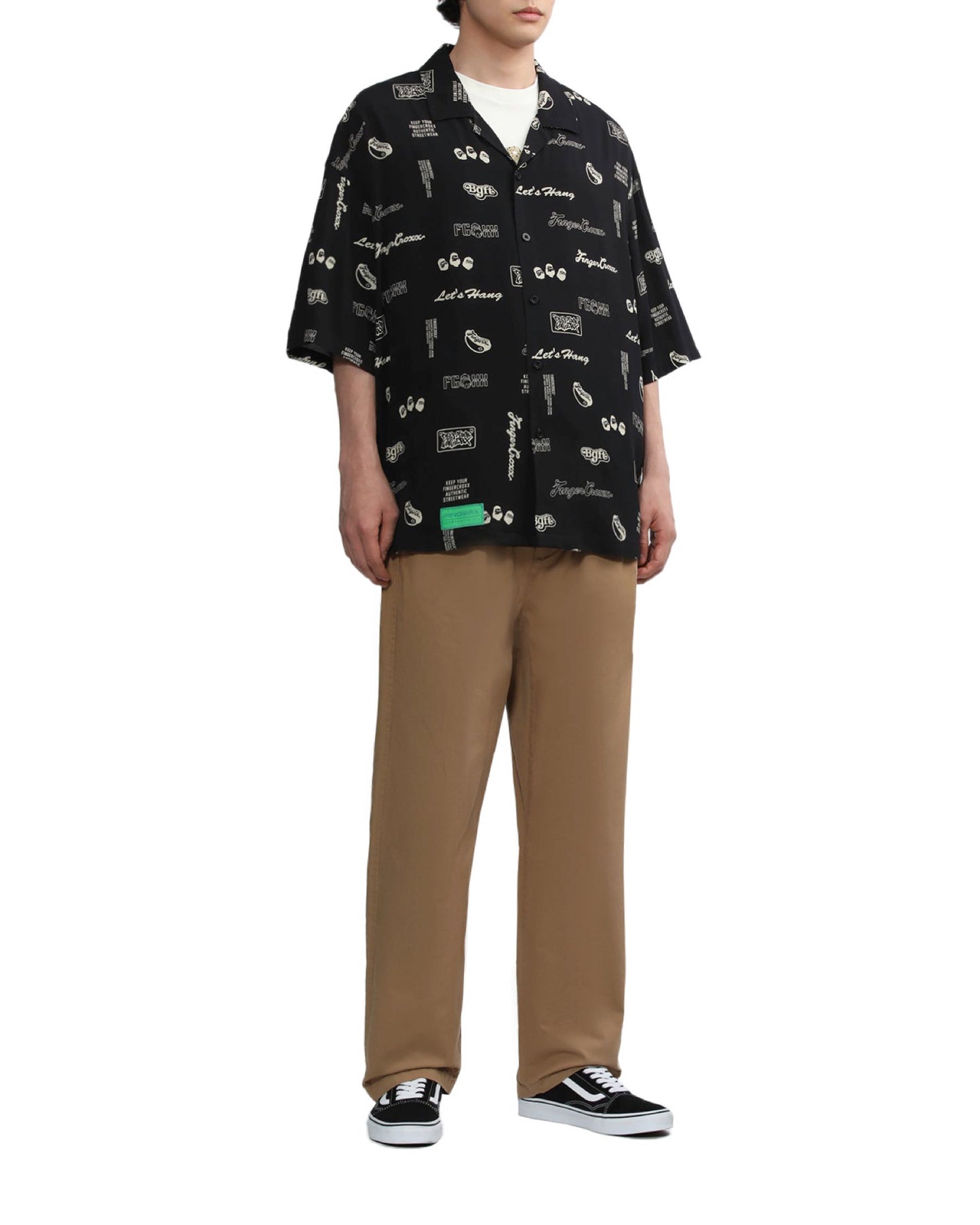 Men's - Short Sleeve Shirt in Black